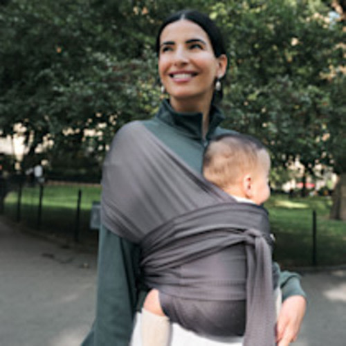 Konny Baby Wrap Carrier Flex Airmesh - Charcoal, XS-XL