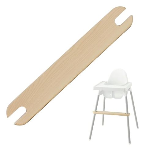Yeah Baby Goods Adjustable IKEA High Chair Footrest (Birch) - Attachable IKEA Antilop Highchair Footrest for Safer Mealtimes