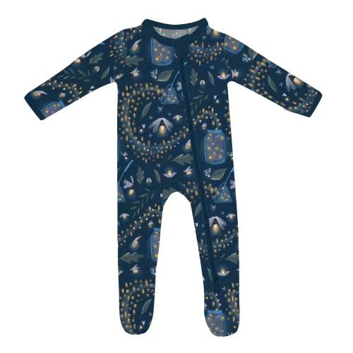 Catching Fireflies Bamboo Zippered Footie Romper – Zumbamboo