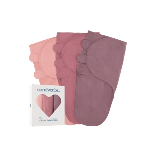 Easy Swaddle Blankets - Pack of 3, Small/Medium