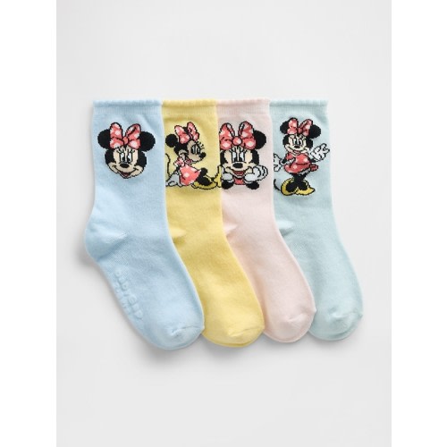 Gap × Disney Toddler Minnie Mouse Crew Socks (4-Pack)