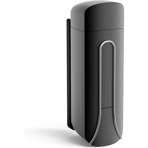 Shampoo & Conditioner Dispenser, Wall Mount Soap Dispenser, 350ml ABS Liquid Hotel Home, Black