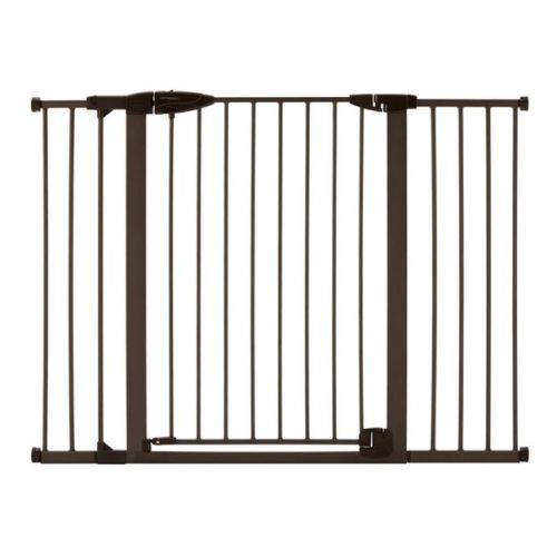 Toddleroo by North States Riverstone Extra Tall And Wide Baby Gate - Graphite - 29.75"-52" Wide