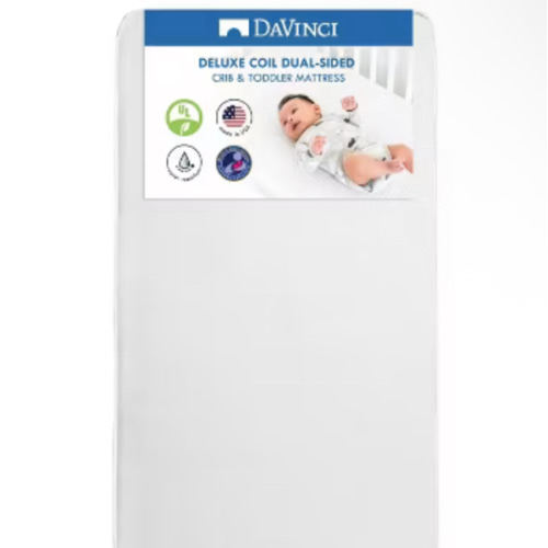 DaVinci Pure Core Memory Foam Baby Crib Mattress - GREENGUARD Gold Certified, Dual Sided, 2-Stage Infant & Toddler Bed Mattress - Lightweight, Waterproof & Breathable - For Standard Crib Size