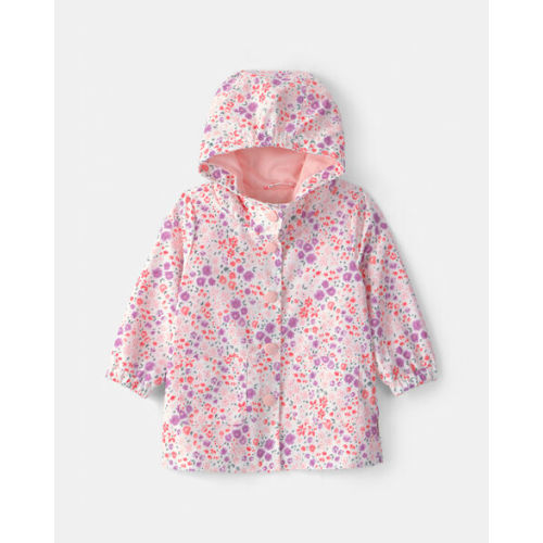 Baby Girl Floral Raincoat - Pink | Carter's