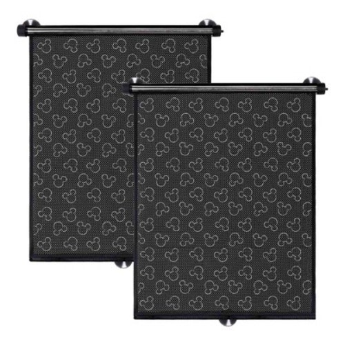 Disney Baby by J.L Childress Pull-Down Car Window Shades, 2 Pack, Black