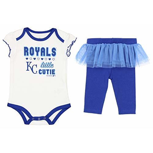 Outerstuff MLB Newborn (0M-9M)/Infant (12M-24M) Little Cutie Onesie Tutu Leggings Set