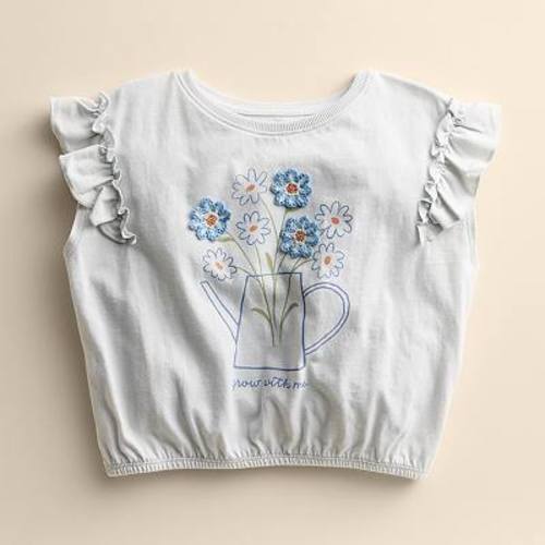 Baby & Toddler Girl Little Co. By Lauren Conrad Ruffle Boxy Tee