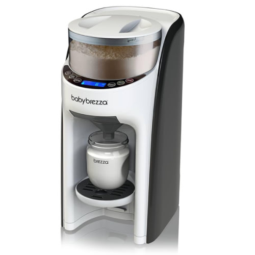 Baby Brezza New and Improved Formula Pro Advanced Formula Dispenser Machine - Automatically Mix a Warm Formula Bottle Instantly - Easily Make Bottle with Automatic Powder Blending, White