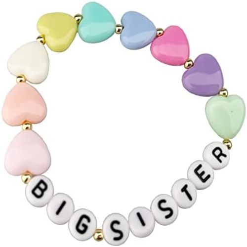 Sister's Big Bracelet Gift, Little Girls' Sister Jewelry