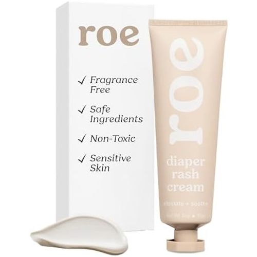 Roe Wellness- Diaper Rash Cream Paste Ointment W/Zinc Oxide | Maximum Strength Diaper Rashes Soothing Cream, Ointment for Babies