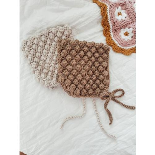 Perry crochet pixie bonnet, newborn - toddler bonnet, crochet bonnet, pixie bonnet, newborn hat, toddler hat, newborn bonnet, baby gift