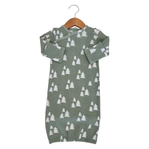 Organic Waffle Gown, Alpine Trees