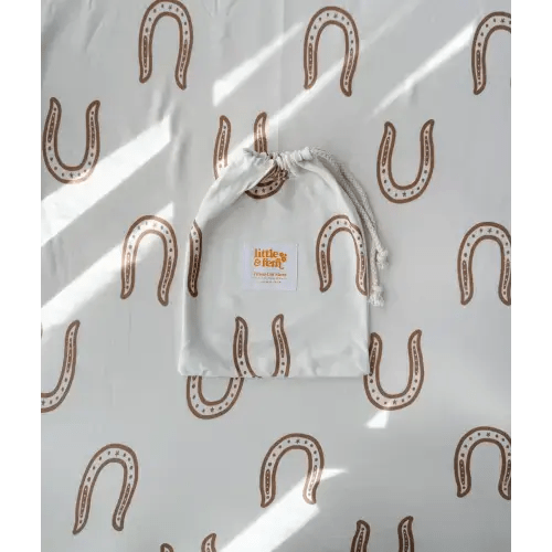Cot Sheet | Western Horse Shoe