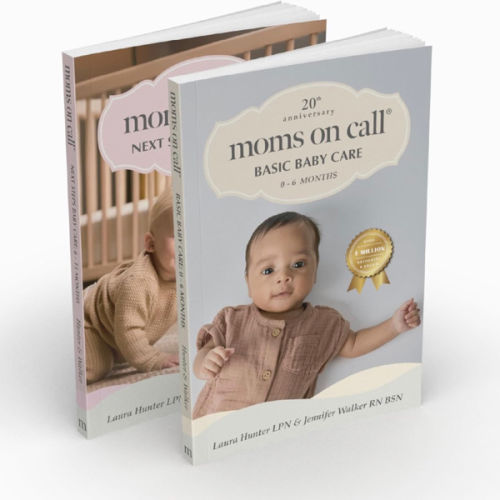 Moms on Call 2 Book Bundle | Basic Baby Care & Next Steps Baby Care 0 Months-15 Months | Parenting Set | 20th Anniversary Editions