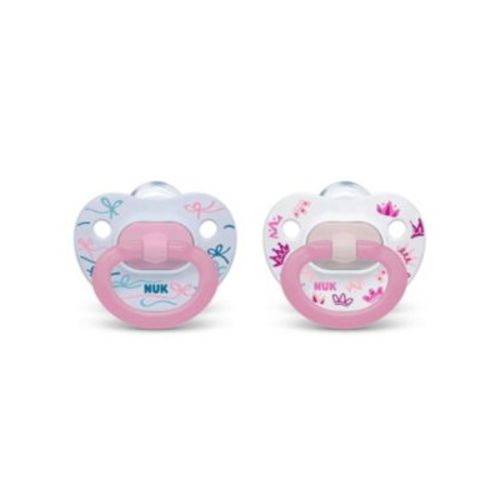 Baby Orthodontic Pacifiers, 18-36 Month, Pink, 2 Pack
