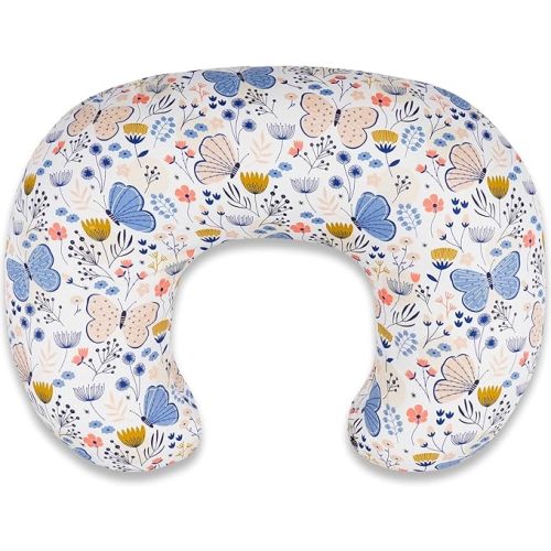 Nursing Pillow – Ergonomic Breastfeeding & Bottle Feeding Support, Standard Size, Breathable with Washable Cover, Hypoallergenic, Ideal for Tummy Time and Sitting Support