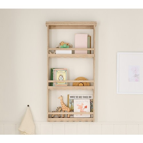 Marlowe Tiered Wood Book Rack 40"x21" | Pottery Barn Kids