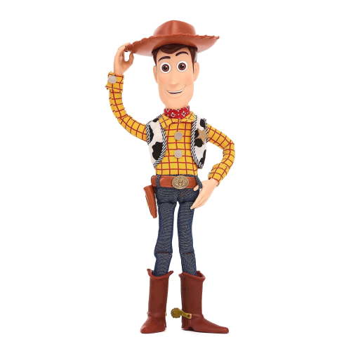 Disney Store Official Sheriff Woody Talking Action Figure from Toy Story, Features Sounds and Phrases from The Movies, Interacts with Other Figures and Toys