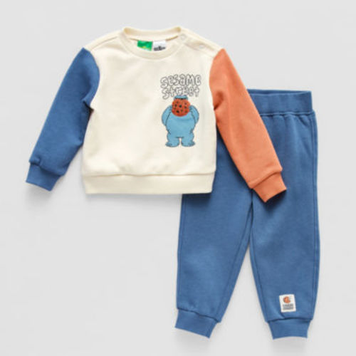 Baby Boys 2-pc. Sesame Street Pant Set