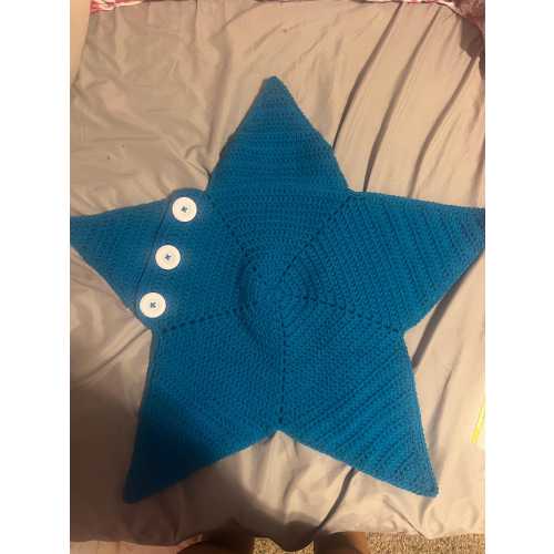 Crochet star baby romper outfit