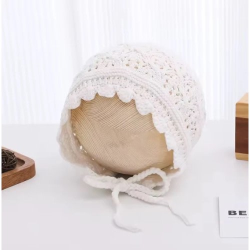 Crochet Bonnet - Milk