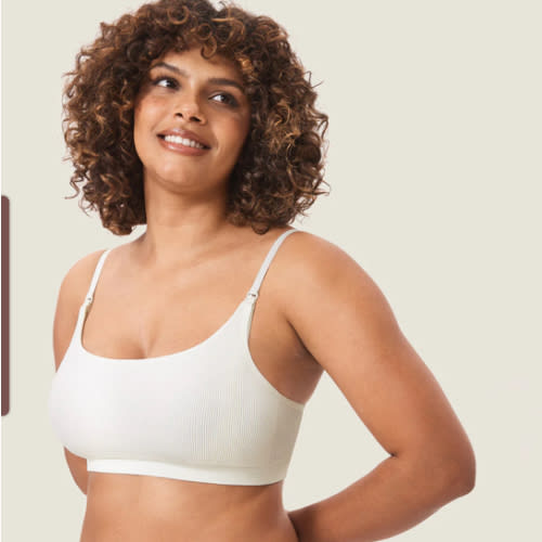 Ribbed Scoop Nursing Bralette