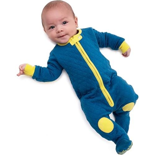 Baby Deedee Sleepsie Cotton Quilted Footie Pajama