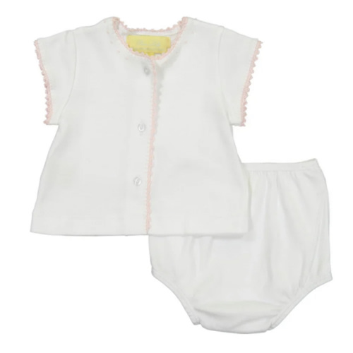 Pixie Lily Diaper Set - Pink