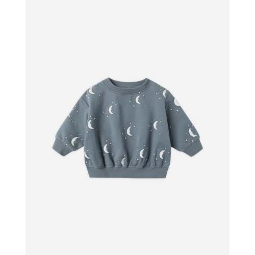 Relaxed Fleece Sweatshirt || Silver Moons – Quincy Mae