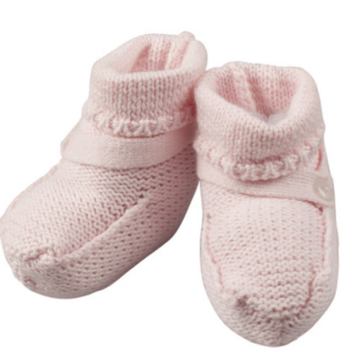 Button Strap Knit Booties | Feltman Brothers