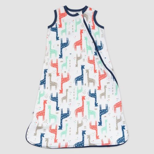 Honest Baby Organic Cotton Interlock Wearable Blanket - Giraffes, Size: M