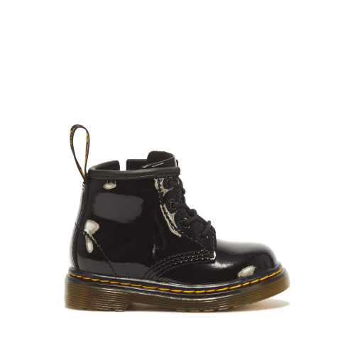 Infant 1460 Patent Leather Lace Up Boots in Black | Dr. Martens™
