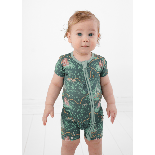 Emerald City Shortie Romper – Little Crowns & Capes