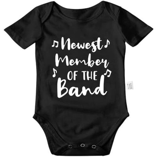 New Member of the Band Bodysuit, Newborn Boy Outfits, Little Sister Newborn Outfit, Funny Toddler Fashion Clothing
