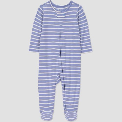 Carter's Just One You® Baby Boys' Stripe Comfy Soft Sleep N' Play - Blue 3M