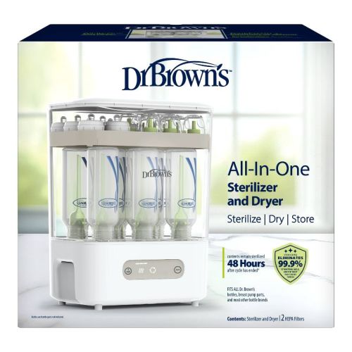 Dr. Brown's All-in-One Sterilizer & Dryer for Baby Bottles and Newborn Essentials