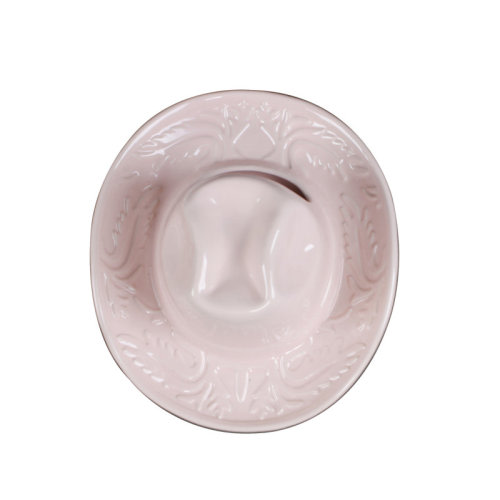 Latitude Run® 8.85" PINK Ceramic Cow Girl Hat Vase | Wayfair