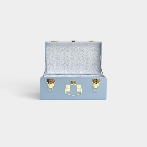 Mini Trunk - Light Blue - Petites at Play / Embroidery