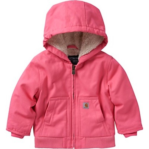 Carhartt Girls' Canvas Active Hooded Insulated Jacket at Tractor Supply Co