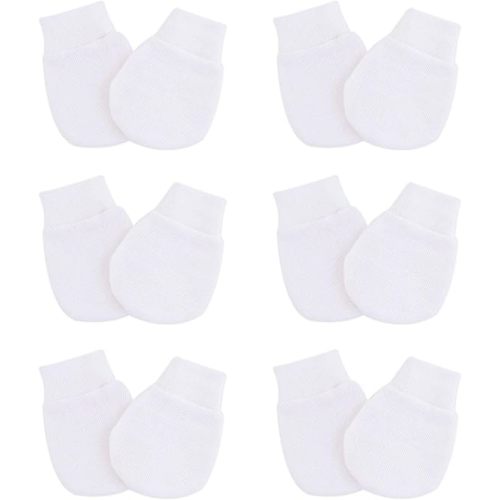 Baby Mittens No Scratch Mittens Infant Soft Gloves Mittens for 0-6 Months Boys Girls