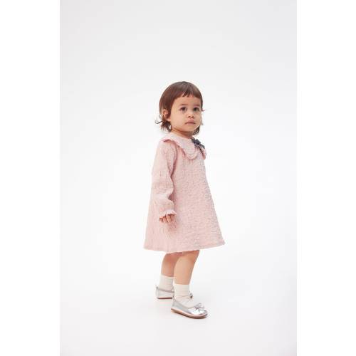 CRINKLED JERSEY DRESS