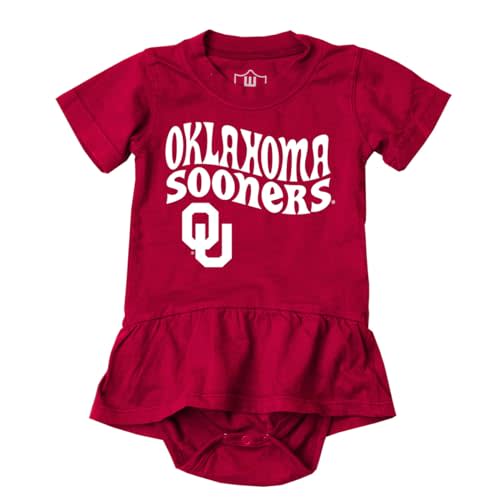 Wes and Willy College Sports Fan Baby Girls Ruffle Hopper Romper