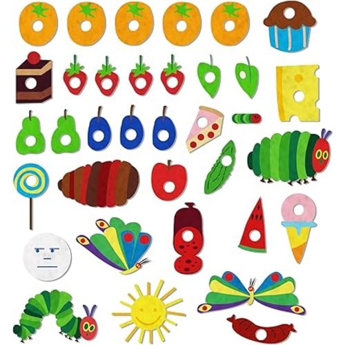 Very Hungry Caterpillar Felt Board Story Sets Preschool Learning Activities Toddler Storytelling Interactive Toys Flannel Board Felt Toys