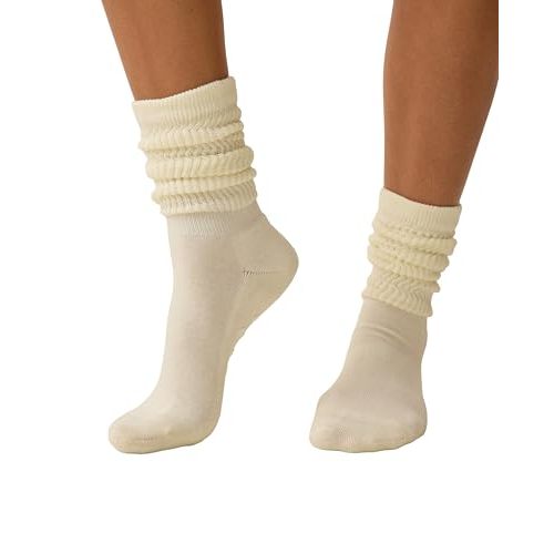 Kindred Bravely Slouchy Non Slip Grip Socks for Women, Pregnancy, Hospital | Soft cotton with a cozy relaxed fit and non skid textured sole. Hospital bag ready for labor and delivery or everyday wear