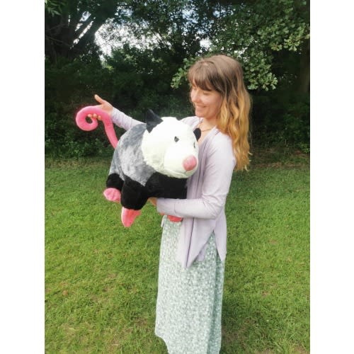 Handstuffed Opossum Plushies Ecofriendly Recycled Polyfill Stuffed Animal Stuffies Toy Children Pet Large Possum