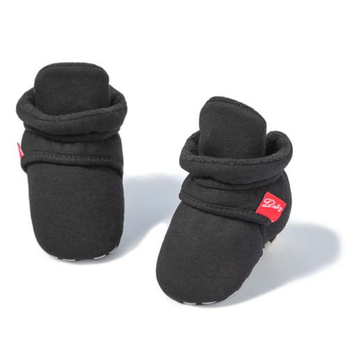 HsdsBebe Baby Girls Boys Cotton Boots Newborn Winter Cozy Fleece Booties Infant Socks Shoes for 3-18 Months