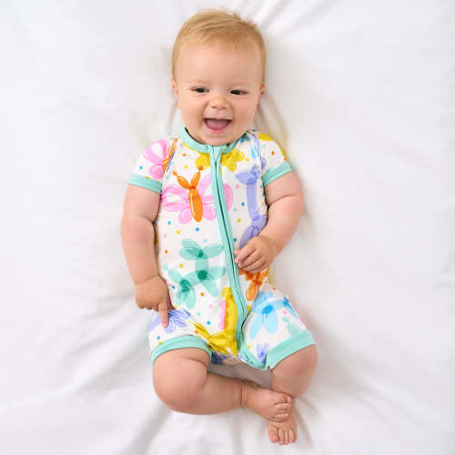 Balloon Bash Shorty Zippy | Little Sleepies