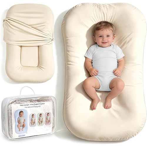 Infant Support Cushion, Baby Lounger for Newborn 0-24 Months