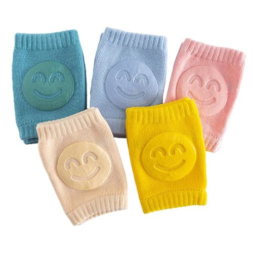 5 Pairs Baby Knee Pads for Crawling Walking, Soft Cotton Knee Pads for Kids Toddler Knee Pad, Baby Crawling Helper, Rodilleras Para Bebe